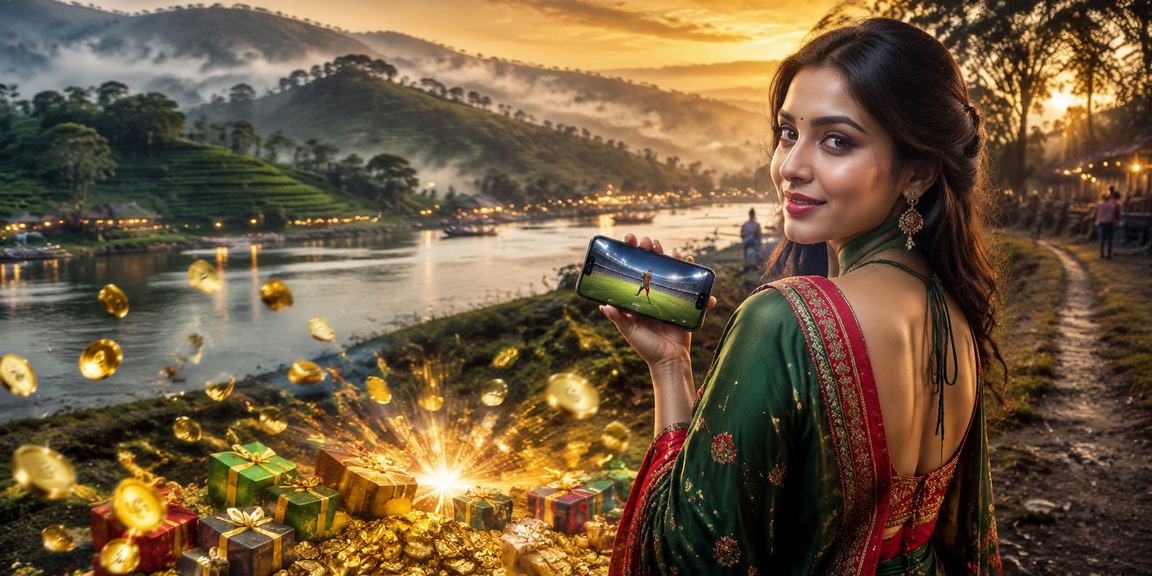কুমিল্লার চা বাগানে ক্রিকেট বেটিং দৃশ্য